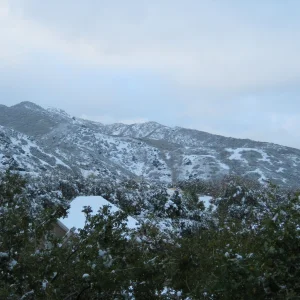 Mountain directly above my house.