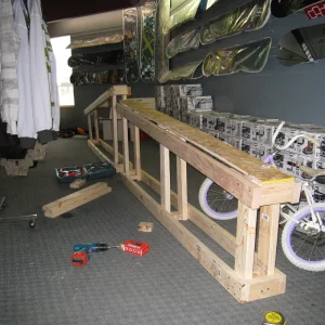 Jib in progress from the rear