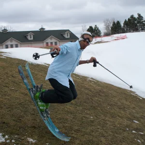 Kumar on Skis
