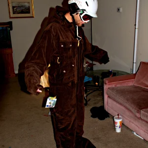 Bear suit?