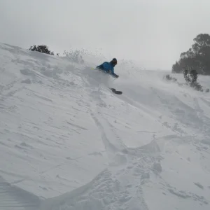 Pow Skiing