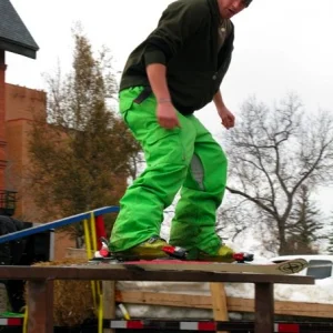 MSU rail jam on campus