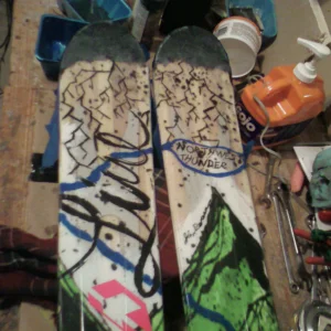 I painted my skis