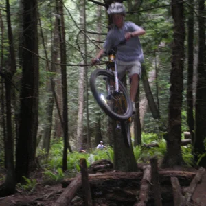 Biking in the summer