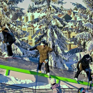 Frozen rail jam