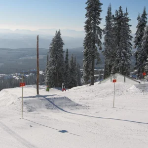 Big flat box bonk and air on A frame rail