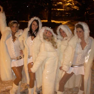 Pro skier by day...model by night