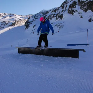 Rail in les deux alpes