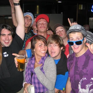 Sports Creel party for Poor Boyz tour