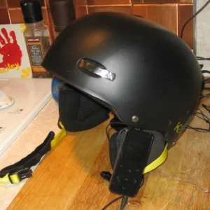 K2 indy helmet with audio earflaps