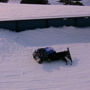 Video still: evan rocks the snowblades pt2