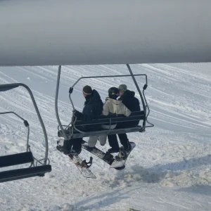 On the lift with eric and chris