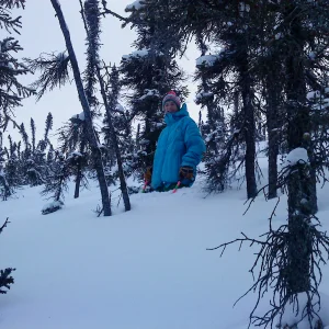Secret pow stash we hiked this weekend
