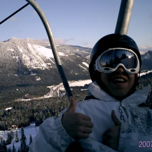 Me on the lift once more