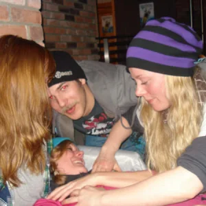 Dogpile in the bar in Norway XO's or EDGE bar