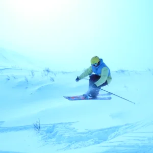 180 off a cornice jump