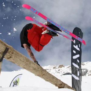 Skye Darden fastplant 180 on the tree jib