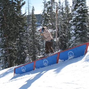 Fun Little Down Rail at Big Sky