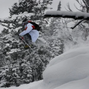 Just skiing in Jackson