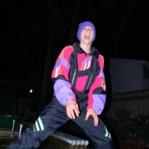 Me - falling and laughing