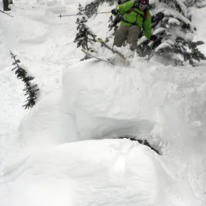 Team Efusjon PC member at Baldface