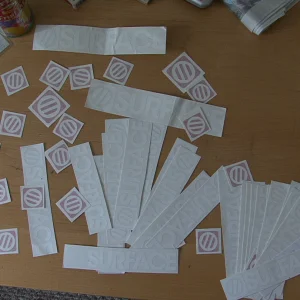 Surface stickers