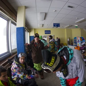 We on dachstein glacier