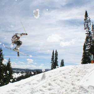 Kevin Spinning on Rabbit Ears Pass