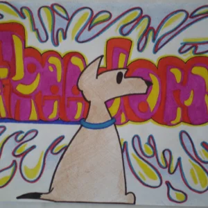 Pup diggin some freedom