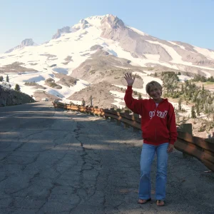 Making my approach to Mt Hood and Timberline