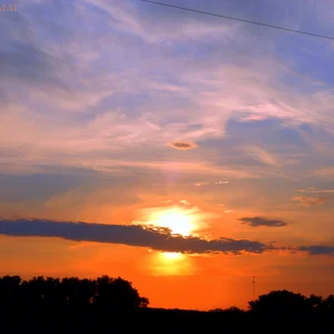 Sunset in nebraska