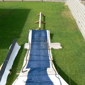 Top of jib down....sprinklers on the side