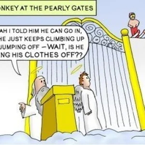 Shane at the Pearly Gates