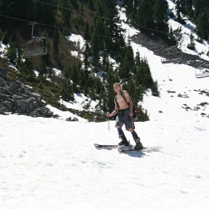 Summer skiing
