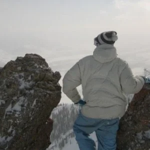 Overlooking Jackson from Headwall