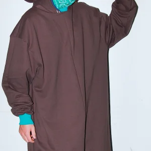 Basic Brown, Turquoise Ribbing