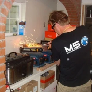 Shep at work
