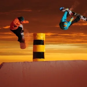 Sick pic in Chile, snowboard
