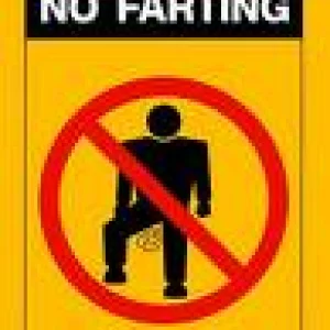 No farting