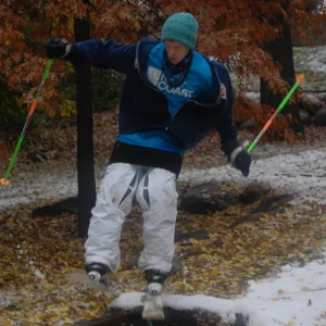 Fall skiing in Blakes Backyard