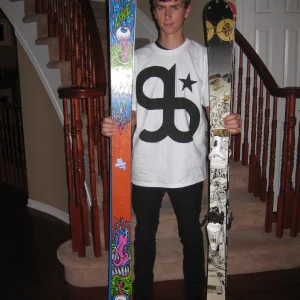 My new skis compared to my old ones