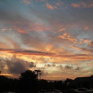 Parking lot clouds