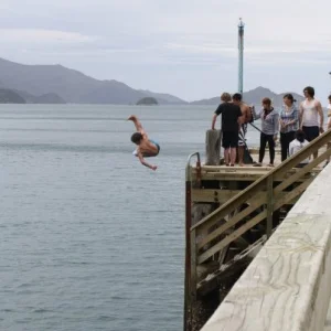 Misty 9 off the dock