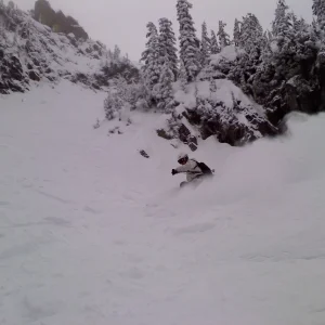 Hitting alpental on the new pow skis