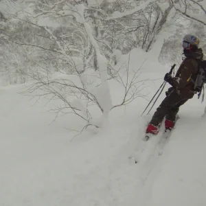 Skiing japan
