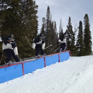 Sequence on 30 ft down rail