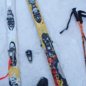 Broke ass skis