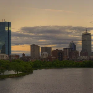 Boston Skyline HDR