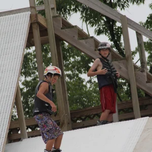 Campers Ready to Hit Water Ramp
