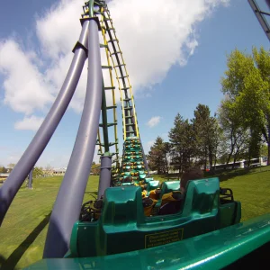 Dragon Fire, on ride